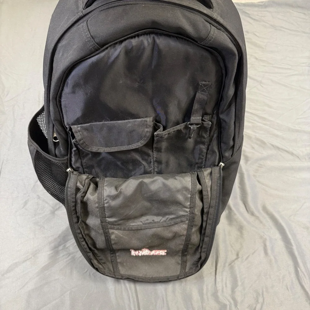 JanSport Driver 8 Rolling Backpack Black Telescoping Handle Travel School Bag